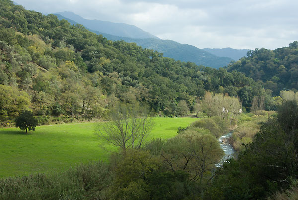 Foto der Prado de la Escribana im Tal des Río Genal, Andalusien