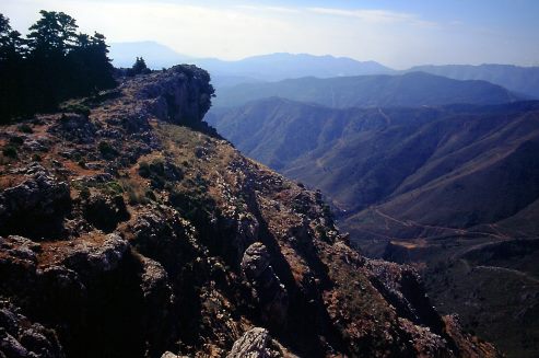 Foto des Tajo de la Caina in der Sierra de las Nieves, Andalusien