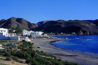 Las Negras, ein Fischerdorf im Cabo de Gata, Andalusien